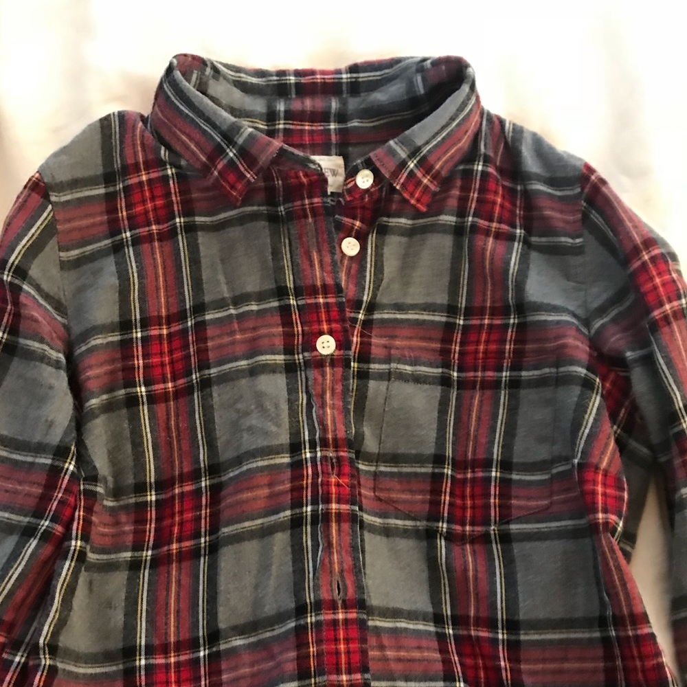 J Crew Factory flannel perfect shirt